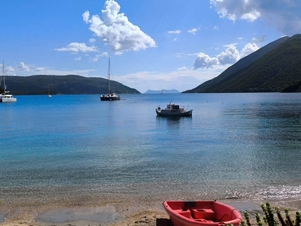 kleine Bucht in Lefkada